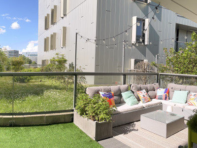 Appartement T4 avec grande terrasse au calme, proche centre-ville – Île de Nantes